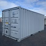 Contentor Marítimo 20 Pés Standard – Cinzento Claro (Novo Primeira Viagem - RAL 7035)