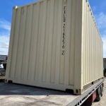 Contentor Marítimo 20 Pés Novo "Primeira Viagem" – Bege (Descontos para Grandes Volumes)