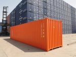 Container Marítimo 40 Pés High Cube – Laranja (Novo Prime Viagem - Altura Extra)
