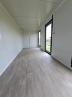 Módulo Pré-fabricado 15m² "Design" (6x2,5m) – Escritório Envídraçado Antracite (Isolado) - Image 5