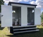 Contentor Sanitário 3x2m com Tanque de Efluentes – Entrada Dupla (WC + Duche) – Isolamento 80mm - Image 2