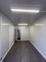 Módulo Pré-fabricado 14 m² (6x2,4m) com Zona Sanitária – Escritório Isolado e Dividido (Painéis 50mm) - Image 6