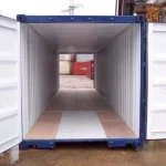 Contentor 40 Pés "Double Door" (Túnel) Novo – Azul (Acesso Duplo Frente/Traseira)