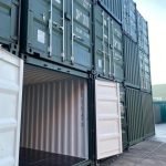 Contentor Marítimo 20 Pés High Cube (HC) – Verde (Novo Primeira Viagem - Altura Extra 2,89m)