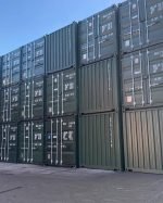 Contentor Marítimo 20 Pés High Cube (HC) – Verde (Novo Primeira Viagem - Altura Extra 2,89m) - Image 2