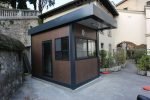 Portaria Pré-fabricada Premium "Design Corten" (4x2,5m) – Com Casa de Banho, Climatização e Passa-documentos - Image 2