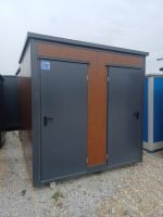 Contentor Sanitário Duplo 2.5m x 2m – 2 Entradas Independentes (WC + Duche) – Isolado - Image 4