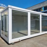 Monobloco de Escritório "Showroom" Envido (6x2,5m) – Com Clima Hisense e Vidros Antiarrombamento
