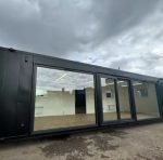 Contentor Modular 40 Pés Escritório/Cantina – Design "Black Edition" com Amplas Vidraças (Antivandalismo) - Image 12