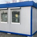 Módulo Comercial 29,4 m² (6x4,9m) – Loja Pré-fabricada Isolada com Estores e Aquecimento