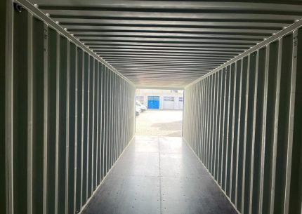 Contentor Marítimo 40 Pés High Cube – Azul (Novo de Primeira Viagem - Altura Extra)