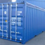 Contentor 20 Pés Open Top Novo – Teto Abrível para Carga com Grua (Lona Incluída)