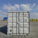 Contentor Marítimo 20 Pés High Cube (HC) – Branco (Nova Primeira Viagem - Altura Extra 2,89m)