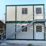 Monobloco Escritório 6m com Casa de Banho e Duche – Estrutura Reforçada Empilhável com Ar Condicionado