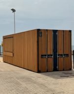 Bar Container & Quiosque de Snacks de 40 Pés – Instalação Street Food & Escritório (Revestimento Design & Isolado) - Image 2