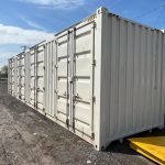 Contentor 40 Pés High Cube "Open Side" – Abertura Lateral Total (4 Portas de Livro)