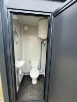 Contentor Sanitário Duplo (WC + Duche) – Cinzento Antracite RAL 7016 (Entradas Separadas) - Image 4